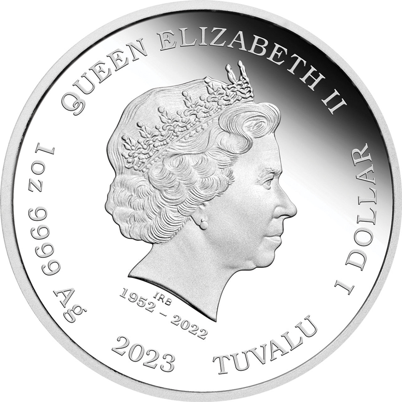 Tuvalu 2023 $1 James Bond 007 Legacy Timothy Dalton 1oz Silver Proof Coin