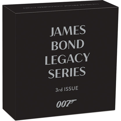 Tuvalu 2023 $1 James Bond 007 Legacy Timothy Dalton 1oz Silver Proof Coin