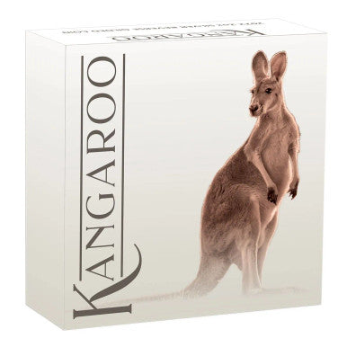 2022 $2 Australian Kangaroo  Gold-Gilded 2oz Silver Coin