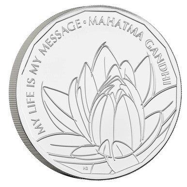 UK 2021 £5 Mahatma Gandhi Uncirculated Coin