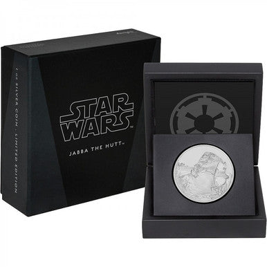 Niue 2018 $2 Star Wars Jabba The Hutt 1oz Silver Proof Coin