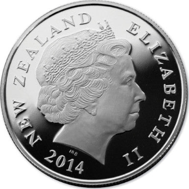 NZ 2014 $1 HMS Achilles 1oz Silver Proof Coin
