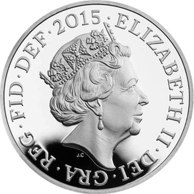UK 2015 £1 The Royal Arms Silver Proof Coin
