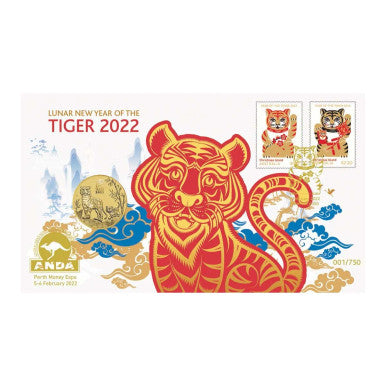 2022 Perth ANDA Stamp & Coin Cover