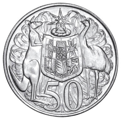 1966 50c Round Circulated Coin