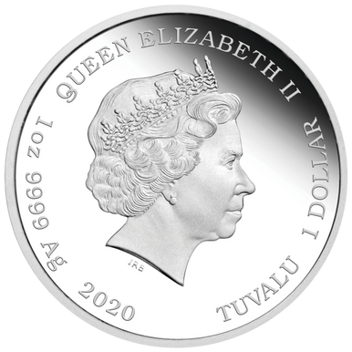 Tuvalu 2020 $1 James Bond 007 Goldeneye 1oz Silver Proof Coin