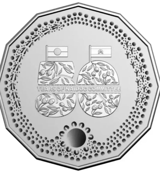 2024 50c 50 Years of NAIDOC Committee Uncirculated Coin