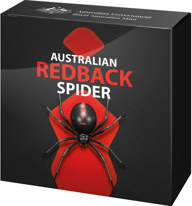 2021 $5 Australian Red Back Spider 1oz Silver Coloured Proof Coin