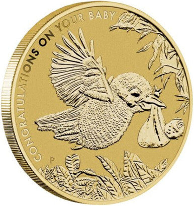 2014 $1 Baby Keepsake Congratulations On Your Baby Uncirculated Coin