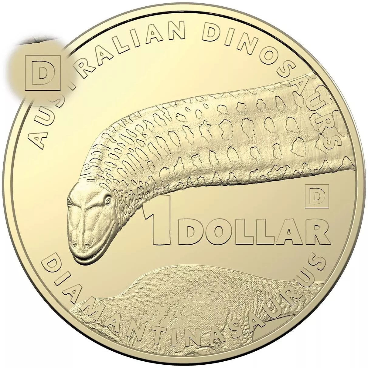 2022 $1 Australian Dinosaurs Limited Edition 'DINO' and Envelope Privy Mark 5 Coin PNC