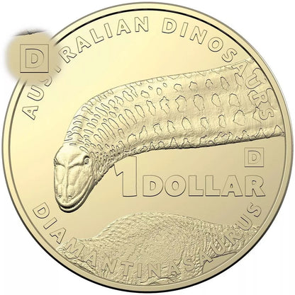 2022 $1 Australian Dinosaurs Limited Edition 'DINO' and Envelope Privy Mark 5 Coin PNC