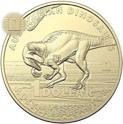 2022 $1 Australian Dinosaurs Limited Edition 'DINO' and Envelope Privy Mark 5 Coin PNC