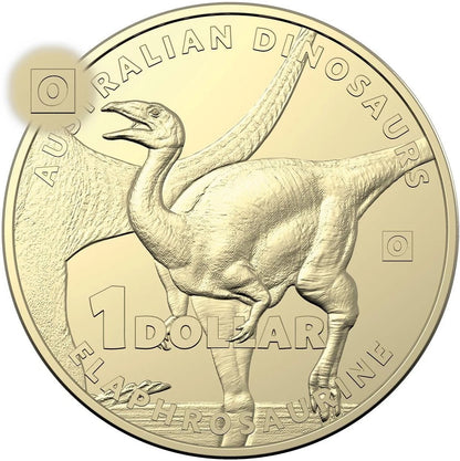 2022 $1 Australian Dinosaurs Limited Edition 'DINO' and Envelope Privy Mark 5 Coin PNC