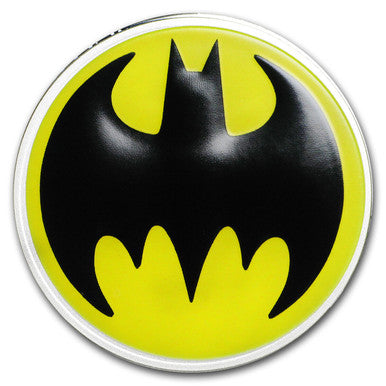 Barbados 2019 $1 The Bat Signal Silver Coloured Proof Coin