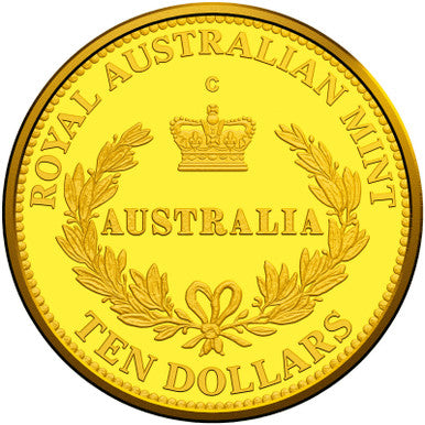 2016 $10 Australia's First Mints 'C' Mintmark 1/10oz Gold Proof Coin