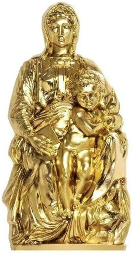 Cook Islands 2020 Madonna of Bruges Gold Plated 3oz Silver Coin