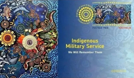 2021 $2 Indigenous Military Service We Will Remember Them Impressions PNC