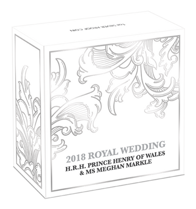 2018 $1 Royal Wedding 1oz Silver Coloured Proof Coin