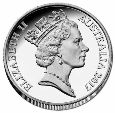 2017 1c World Money Fair Berlin 1oz Silver High Relief Proof Coin