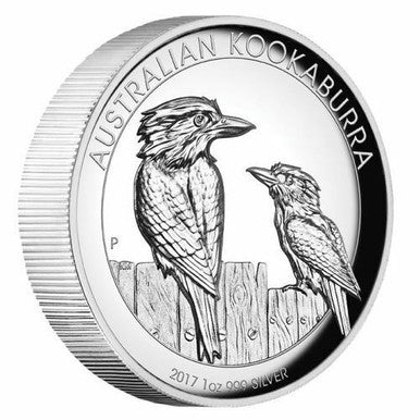 2017 $1 Australian Kookaburra 1oz Silver High Relief Proof Coin
