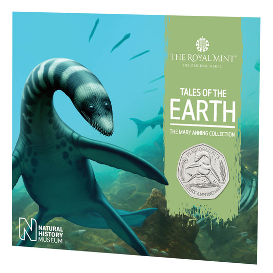 UK 2021 50p Tales of The Earth The Mary Anning Collection Uncirculated Coin