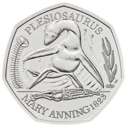 UK 2021 50p Tales of The Earth The Mary Anning Collection Uncirculated Coin