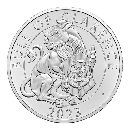 UK 2023 £5 The Royal Tudor Beasts The Bull of Clarence Uncirculated Coin