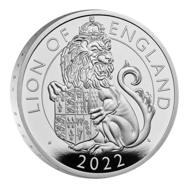 UK 2022 £2 Royal Tudor Beasts Lion of England 1oz Silver Proof
