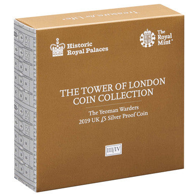UK 2019 £5 The Tower of London The Yeoman Warders Silver Proof Coin