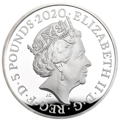 UK 2020 £5 The Tower of London The Royal Menagerie Silver Proof Coin