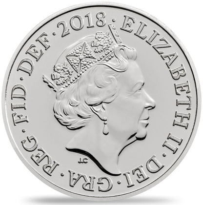 UK 2018 1p The Royal Birth Silver Uncirculated Coin