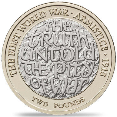UK 2018 £2 100th Anniversary of The First World War Armistice Uncirculated Coin