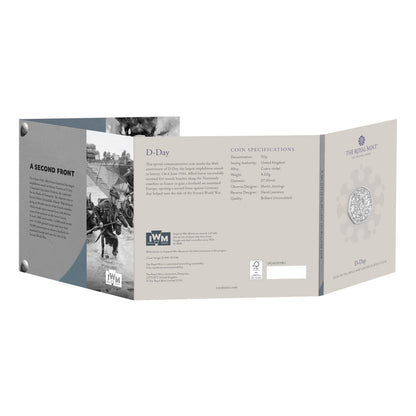 UK 2024 50p D-Day Uncirculated Coin