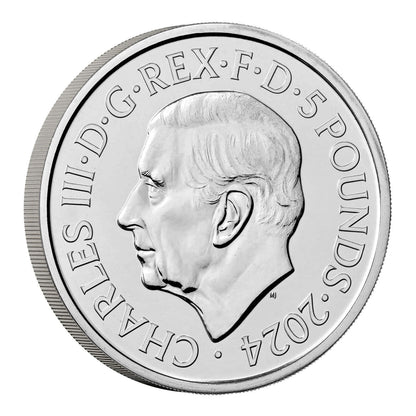 UK 2024 £5 Myths and Legends Maid Marian Uncirculated Coin