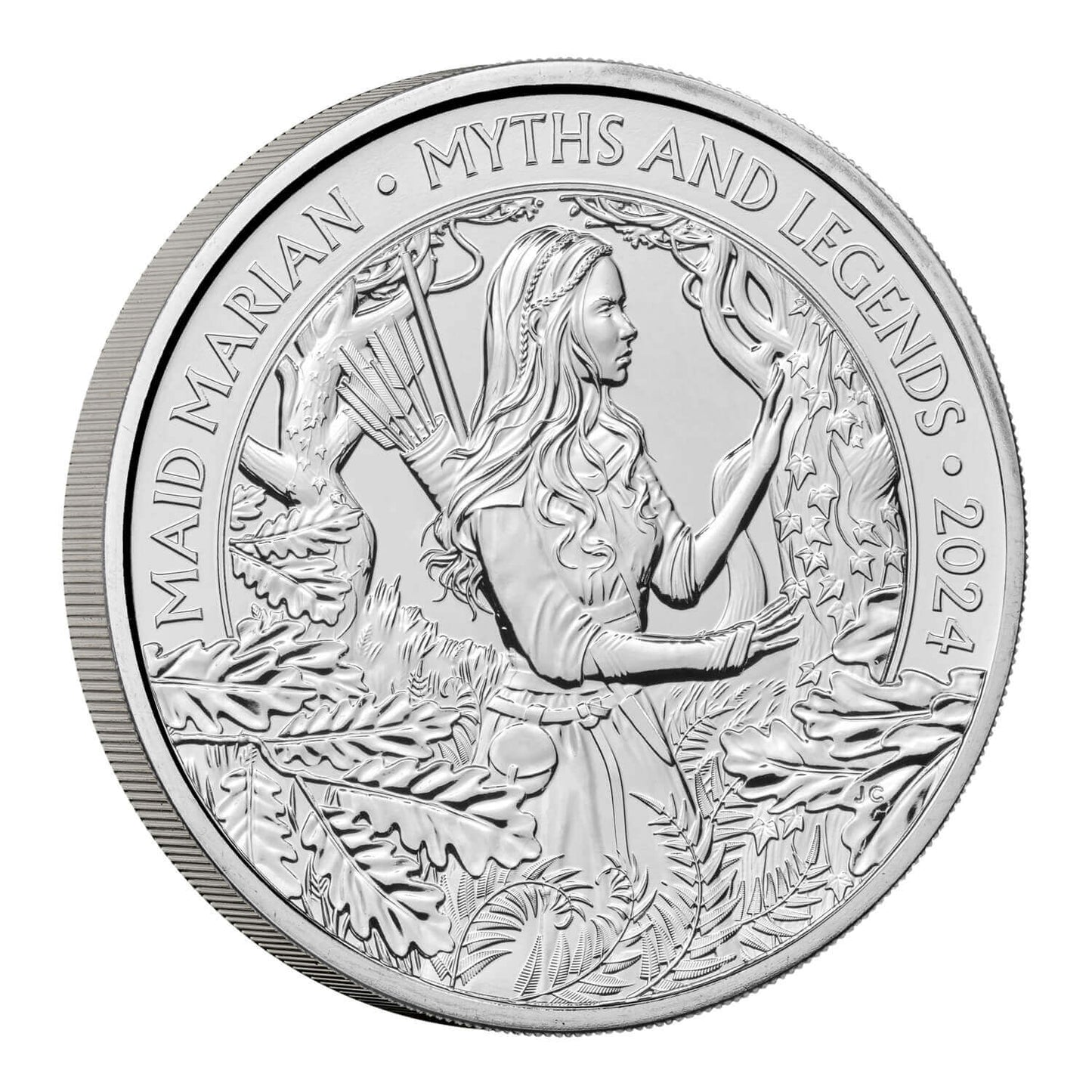 UK 2024 £5 Myths and Legends Maid Marian Uncirculated Coin