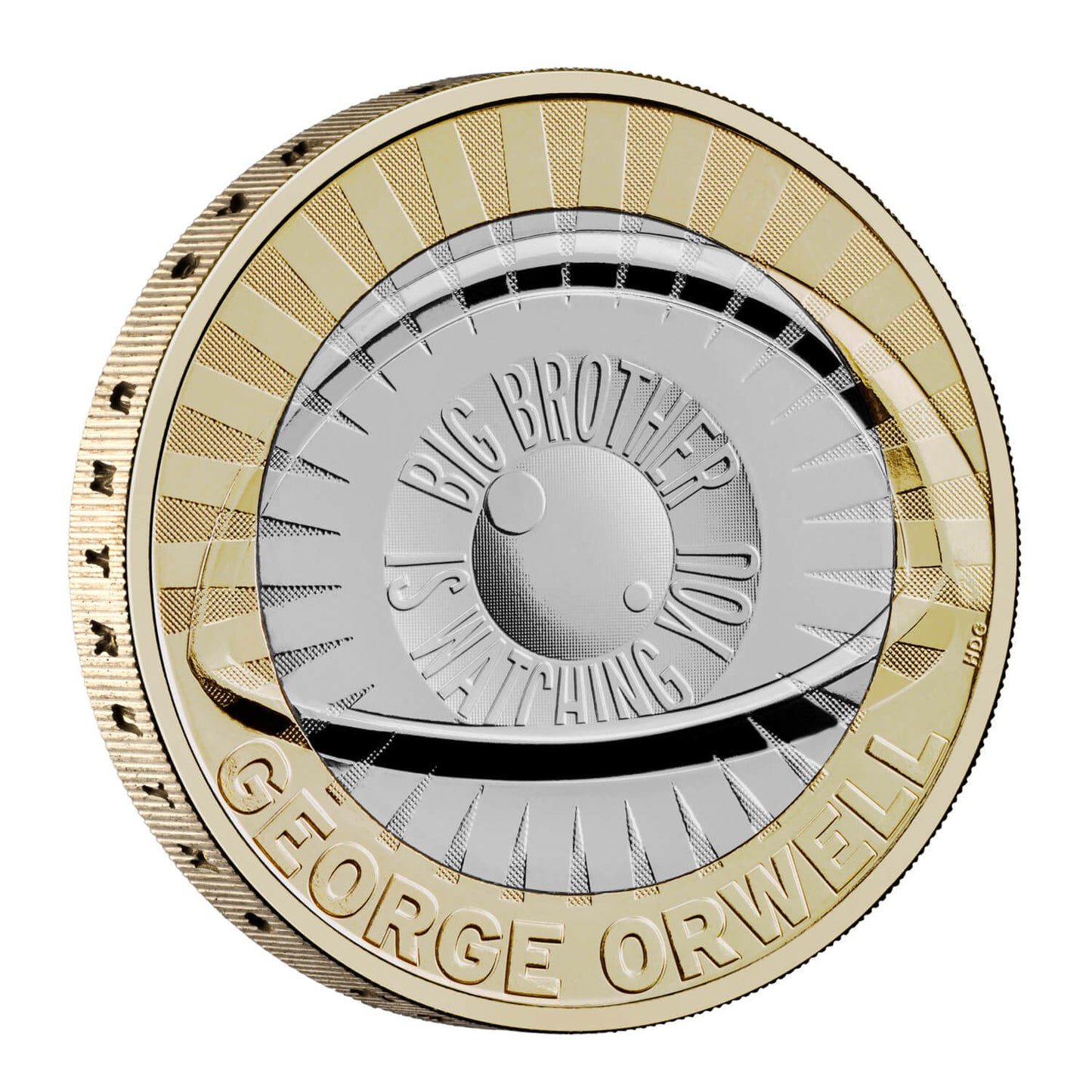 UK 2025 £2 George Orwell Uncirculated Coin