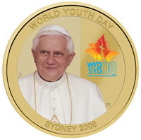 2008 $1 World Youth Day Sydney Uncirculated Coin